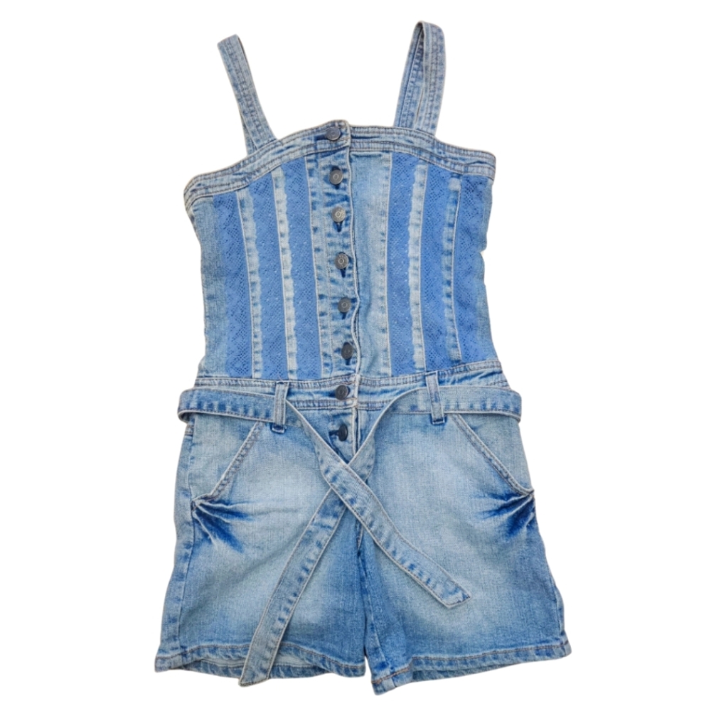 Vintage Guess Jean's Girls (L) Jean overall Shorts